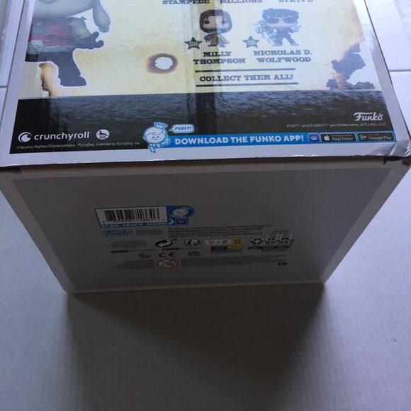 NEW Anime Trigun Super Descartes 7'' Funko Pop Figure #1368 - Picture 8 of 8